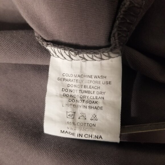 Modus Apparel Mens XL Solid Gray Cotton Blend High Low Sleeveless Tank Top Shirt - Picture 12 of 12